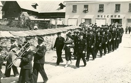 Weihe der zweiten Motorspritze am 20. Juli 1958