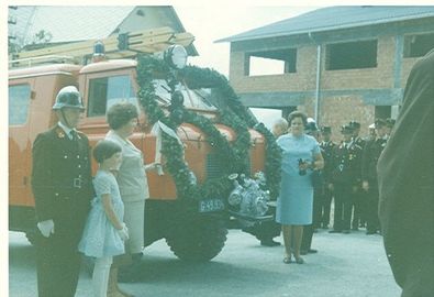 Weihe des "großen" Landrover 1966