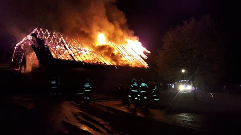 Garagengebäudebrand in Strallegg am 18. Mai 2019