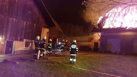 Garagengebäudebrand in Strallegg am 18. Mai 2019