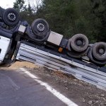 LKW Unfall B72 am 18.09.2017
