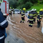 Hochwasser Feistritz am 11.08.2020