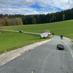 Verkehrsunfall obere Miesenbachstraße am 02.11.2023
